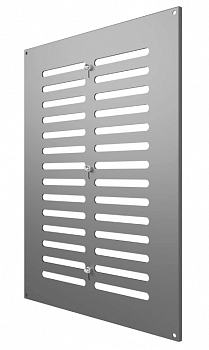 картинка 3040МЕР-В Серый Решетка вентиляционная МЕР-В регулируемая 300х400 окраш.сталь серый ERA от компании САНВЕНТ
