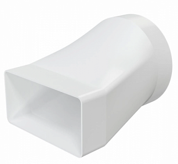 картинка 511СП10КП Соединитель эксцентриковый плоского воздуховода с круглым пластик, 55х110/D100  от компании САНВЕНТ