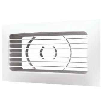 картинка Решётка вентиляционная с прямоугольным фланцем Эра 612РСФ от компании САНВЕНТ