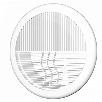картинка Решётка вентиляционная круглая разъёмная с фланцем Эра 12,5 РПКФ от компании САНВЕНТ