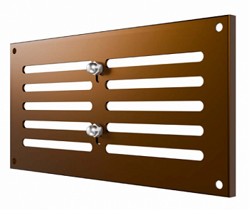 картинка 2010МЕР-В Коричневый Решетка вентиляционная МЕР-В регулируемая 200х100 окраш.сталь коричневый ERA от компании САНВЕНТ