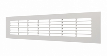 картинка 3006DP AL Silver 	Решетка вентиляционная DP AL переточная 300x60 алюминий Silver ERA  от компании САНВЕНТ