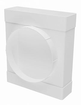 картинка 620ТФ16П Соединитель Т-обр.пластик, плоск.воздуховодов 60х204 с выходом на фланц. воздухораспред D160  от компании САНВЕНТ