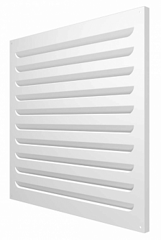 картинка 5050МВР 	Решетка вентиляционная МВР жалюзи 500х500 окраш.сталь белый ERA  от компании САНВЕНТ