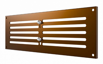 картинка 3010МЕР-В Коричневый Решетка вентиляционная МЕР-В регулируемая 300х100 окраш.сталь коричневый ERA от компании САНВЕНТ