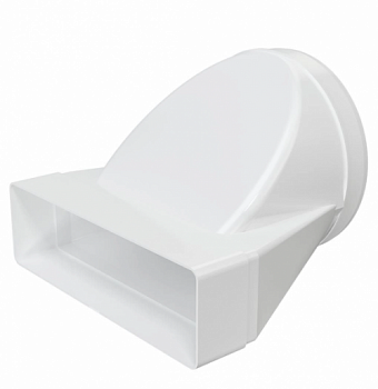 картинка 620СП15КП, Соединитель эксцентриковый, плоского воздуховода с круглым пластик, 60х204/D150   от компании САНВЕНТ