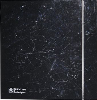 картинка Вентилятор накладной Soler & Palau SILENT-100 CRZ MARBLE BLACK DESIGN-4C от компании САНВЕНТ