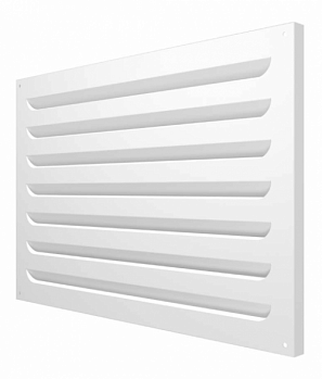 картинка 5035МВР 	Решетка вентиляционная МВР жалюзи 500х350 окраш.сталь белый ERA  от компании САНВЕНТ