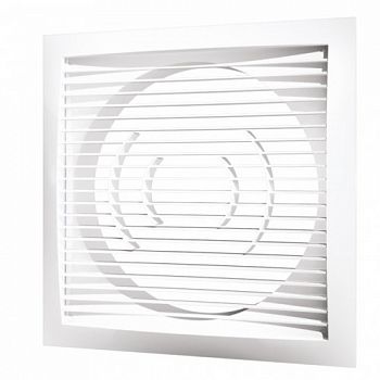 картинка Решётка вентиляционная с круглым фланцем Эра 1515РС10Ф от компании САНВЕНТ