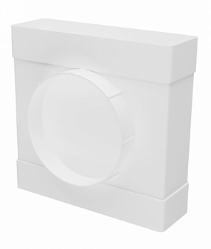 картинка 620ТФ12,5П Соединитель Т-обр.пластик,плоск.воздуховодов 60х204 с выходом на фланц.воздухораспред D125  от компании САНВЕНТ