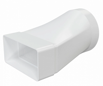 картинка 612СП10КП  Соединитель эксцентриковый плоского воздуховода с круглым пластик, 60х120/D100  от компании САНВЕНТ