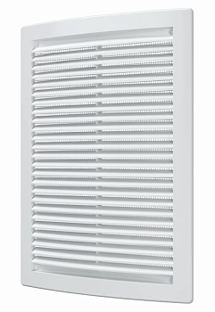 картинка Решётка вентиляционная цилиндрическая с сеткой Эра 1825 РЦ от компании САНВЕНТ