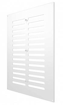 картинка 3040МЕР-В Решетка вентиляционная МЕР-В регулируемая 300х400 окраш.сталь белый ERA от компании САНВЕНТ