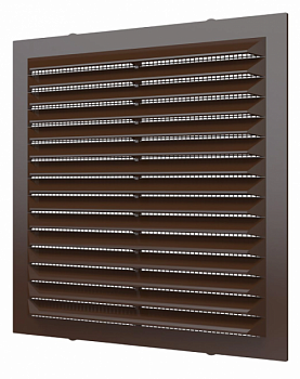 картинка Решётка вентиляционная с сеткой Эра 1313 С корич. от компании САНВЕНТ