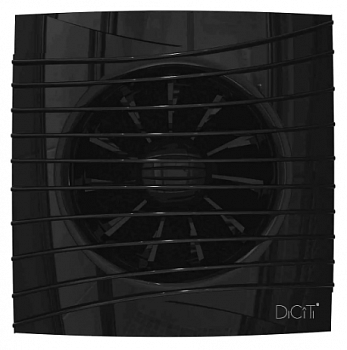 картинка SILENT 4C Оbsidian, Вентилятор осевой вытяжной с обратным клапаном D 100, декоративный  от компании САНВЕНТ