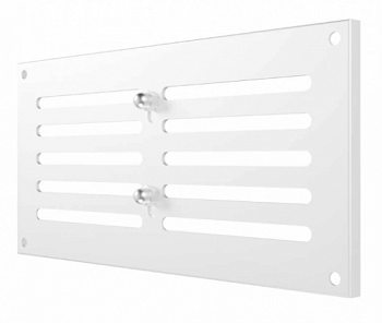 картинка 2010МЕР-В Решетка вентиляционная МЕР-В регулируемая 200х100 окраш.сталь белый ERA от компании САНВЕНТ