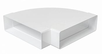 картинка Колено горизонтальное 90° плоское 620КГП от компании САНВЕНТ