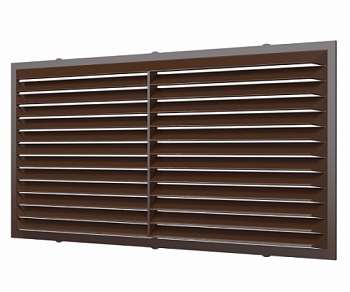 картинка Решётка вентиляционная с сеткой Эра 1122 С корич. от компании САНВЕНТ