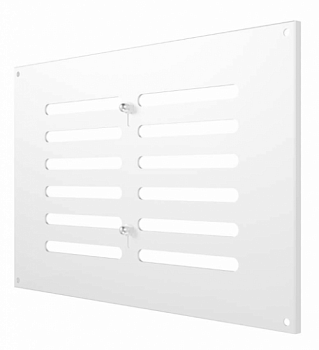 картинка 3020МЕР-В Решетка вентиляционная МЕР-В регулируемая 300х200 окраш.сталь белый ERA от компании САНВЕНТ