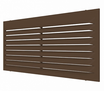 картинка Решётка вентиляционная с сеткой Эра 1708 С корич. от компании САНВЕНТ