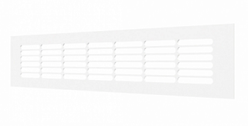 картинка 3006DP AL 	Решетка вентиляционная DP AL переточная 300x60 алюминий White ERA  от компании САНВЕНТ